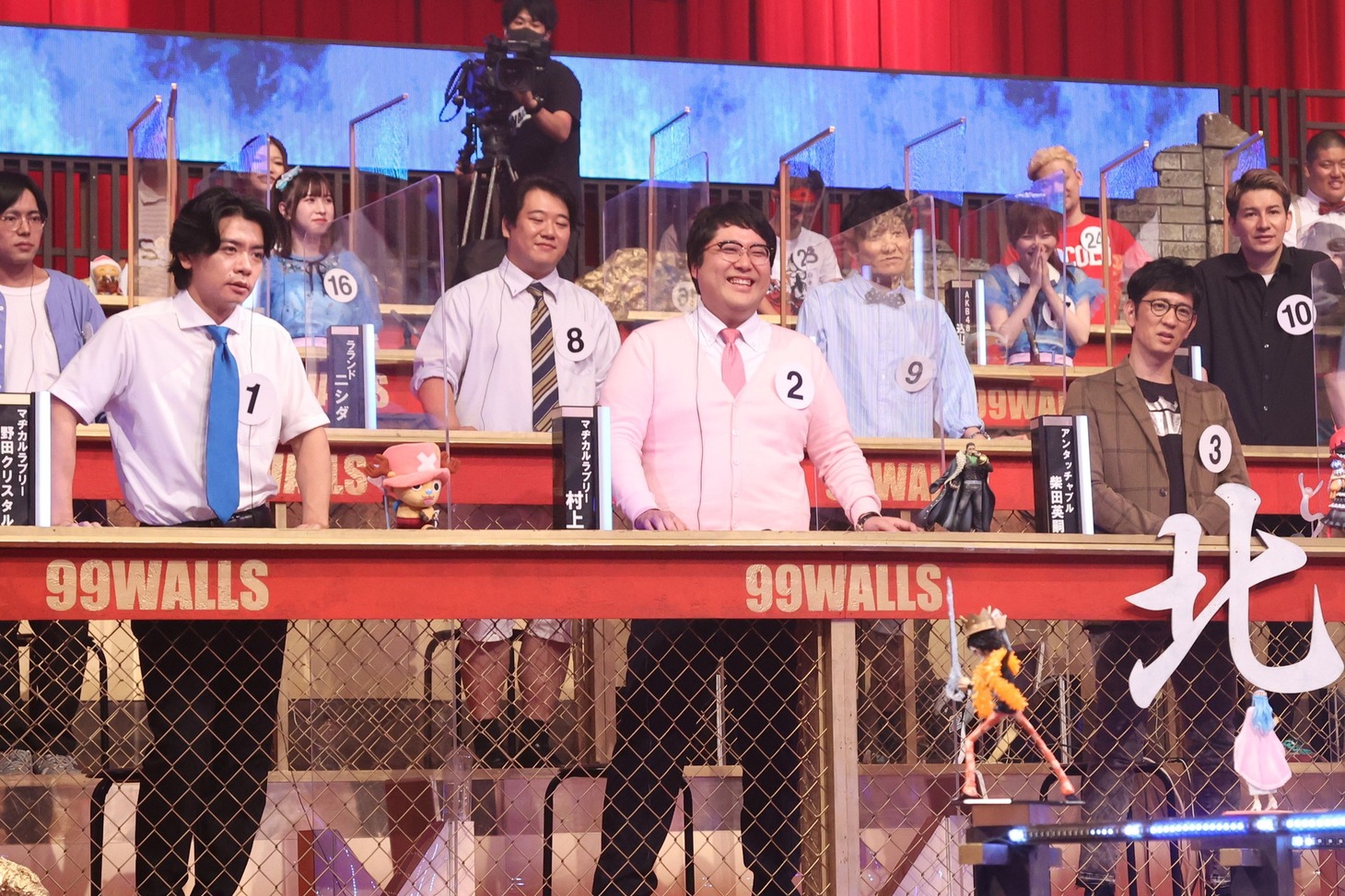 「超逆境クイズバトル!! 99人の壁 ワンピースクイズ王決定戦」のワンシーン。(c)尾田栄一郎 / 集英社・フジテレビ・東映アニメーション