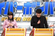 左から、景井ひな、ネプチューン原田。(c)フジテレビ