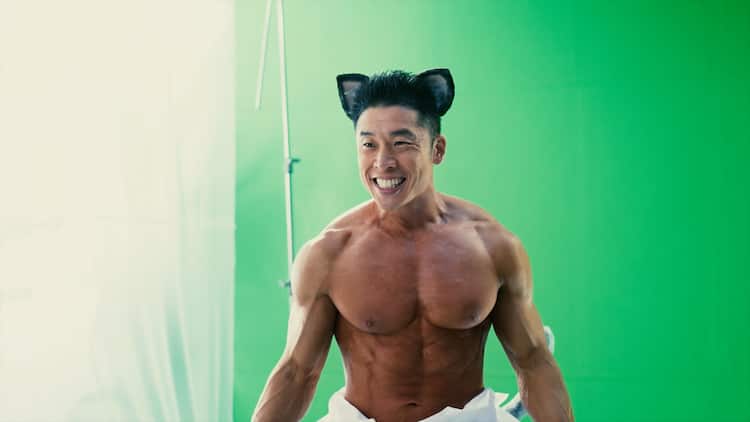 なかやまきんに君、猫の動きを研究してCM出演「研究してよかった 