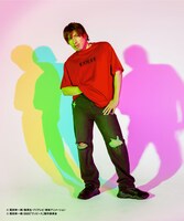 「シルエットTシャツ」レッド