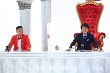 左から品川庄司・品川、千原ジュニア。(c)カンテレ