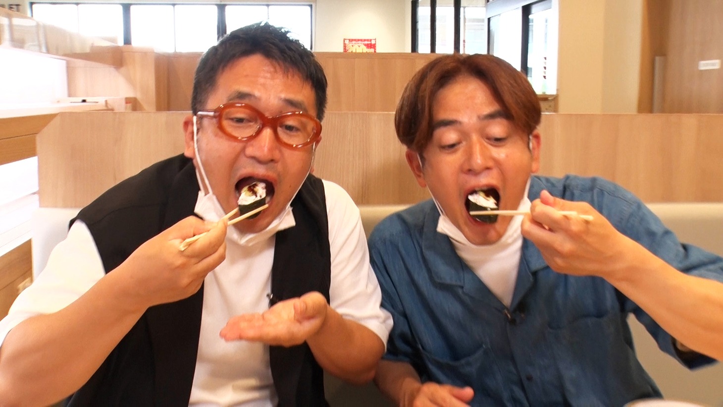 なすなかにしのロケVTRより。(c)カンテレ