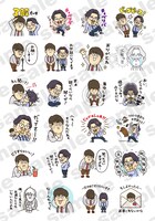 LINE公式スタンプ「オズワルドのスタンプだってさー!!」のイメージ。