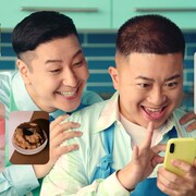 チョコプラが見たことないケーキ作り、自然な感じの雰囲気でCM出演