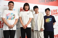 左から南海キャンディーズ、NON STYLE。