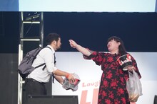 「LIVE STAND 22-23」の「日本テレビ presents 『ぐるぐるナインティナイン LIVE STAND SP』」で優勝した、おミュータンツ。