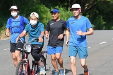 練習中のEXIT兼近。(c)日本テレビ