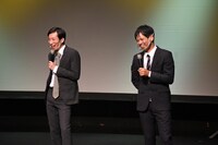 トーク中の浜口浜村。