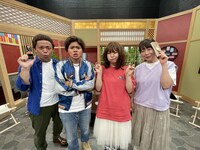 左から河口こうへい、ハリウリサ、小出真保、梅小鉢・高田。