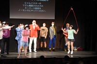 心臓と血管で縄跳びをするにゃんこスター・アンゴラ村長。