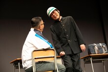 「シソンヌライブ[onze]」のゲネプロの様子。