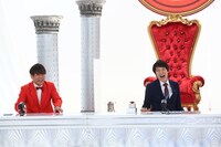 左からFUJIWARA藤本、千原ジュニア。(c)カンテレ