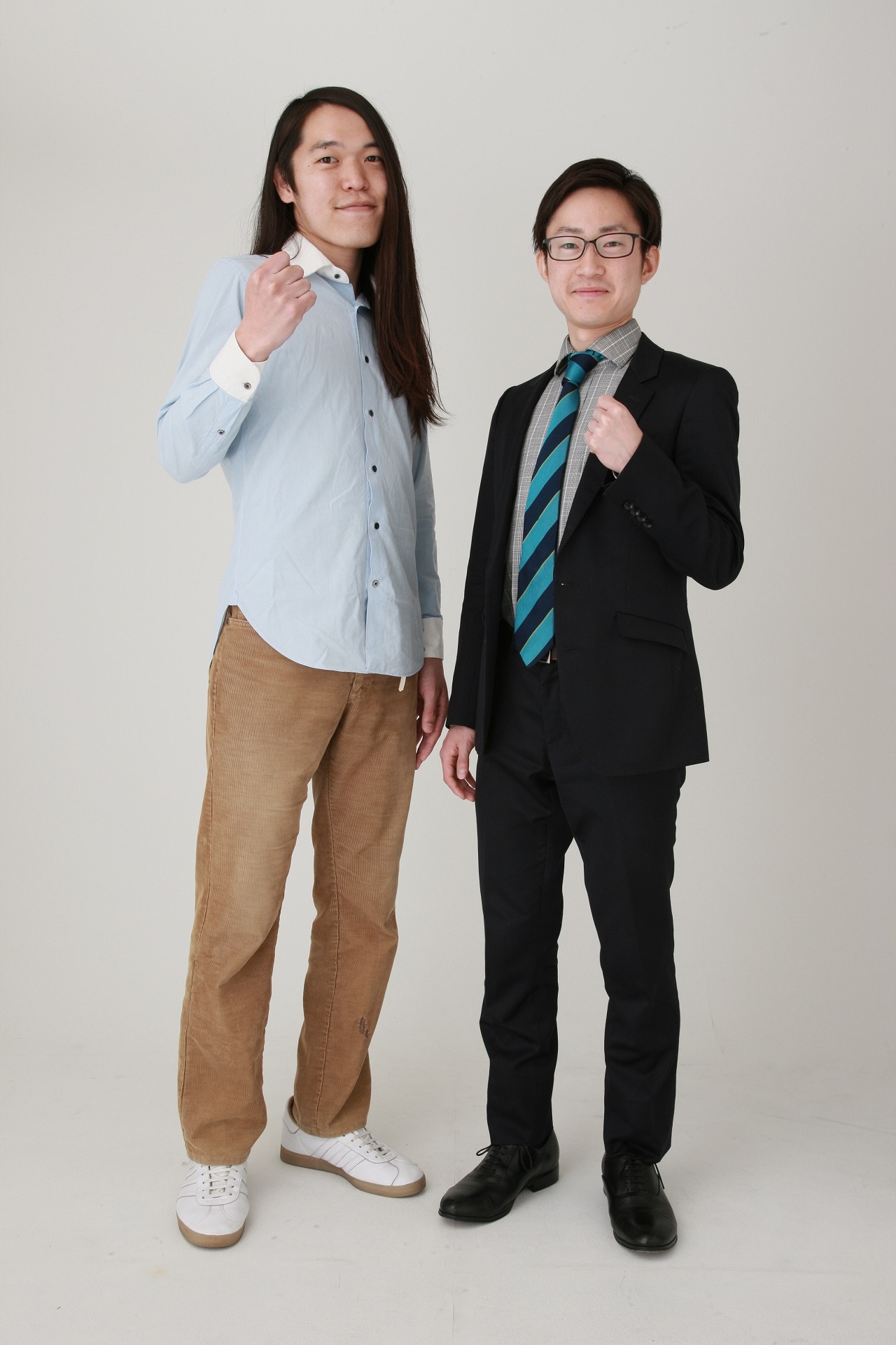 マカロン。左から前嶋大翔、舟久保匠。