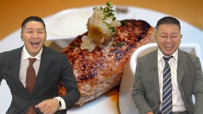 VTRを見てリアクションするチョコレートプラネット。(c)テレビ東京