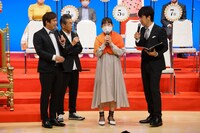 「吉本新喜劇座員総選挙」結果発表イベントの様子。