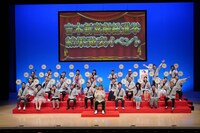 「吉本新喜劇座員総選挙」結果発表イベントの様子。