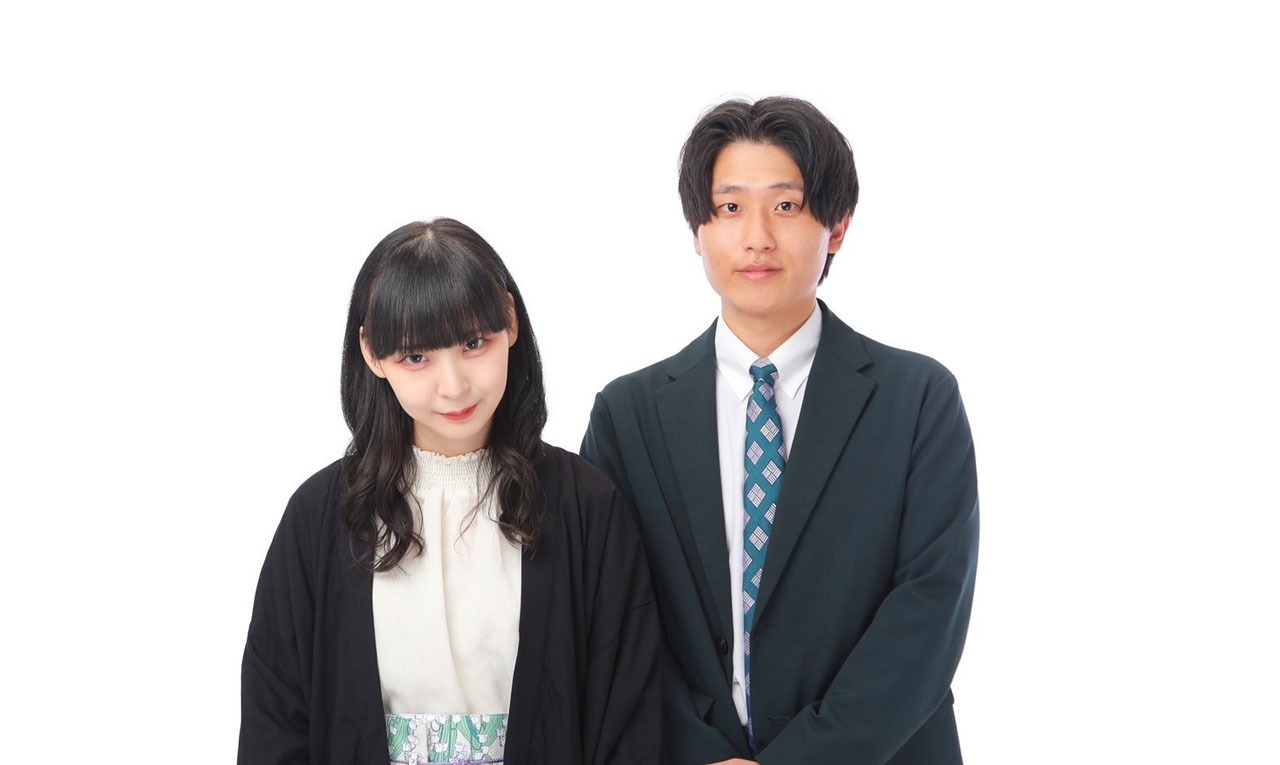 ムームー大陸。左から山崎おしるこ、渡邊直樹。