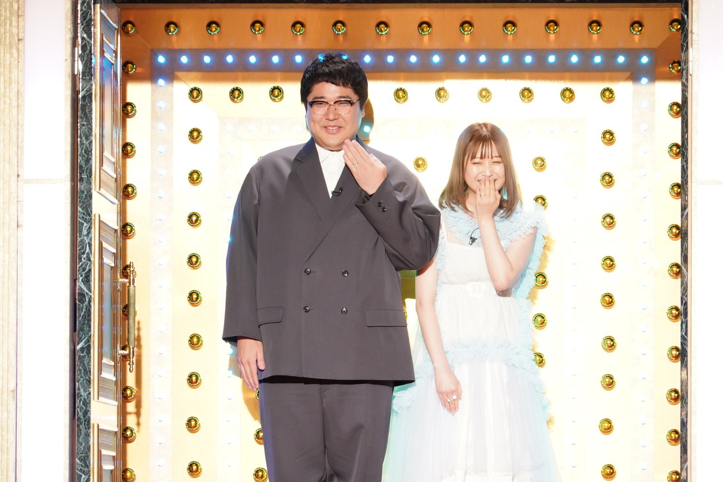 左からマヂカルラブリー村上、いとくとら。(c)日本テレビ