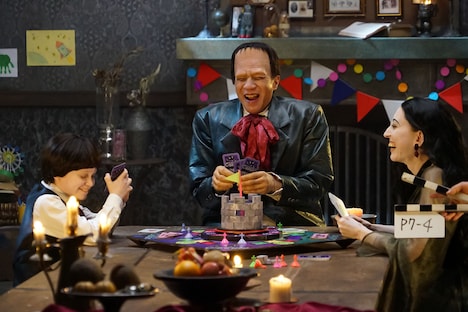 CM撮影中の様子。