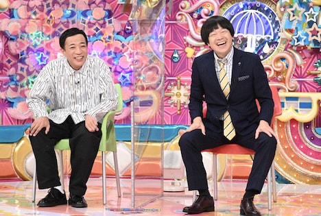 左から、ナイツ塙、蛍原徹。(c)テレビ朝日