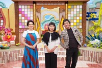 左からホラン千秋、なるみ、メッセンジャー黒田。