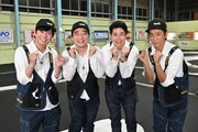 左から、加藤シゲアキ、ジャングルポケット斉藤、平成ノブシコブシ吉村、小山慶一郎。(c)TBS