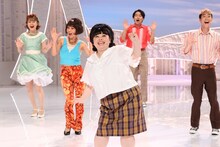 渡辺直美（中央）(c)フジテレビ