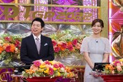 左から今田耕司、畑下由佳アナウンサー。(c)日本テレビ
