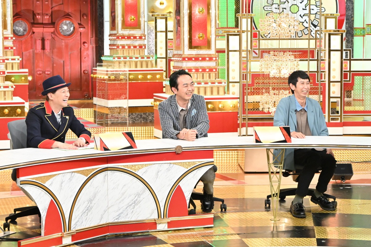 「中居正広の金スマスペシャル」に出演する（左から）中居正広、アンガールズ。(c)TBS