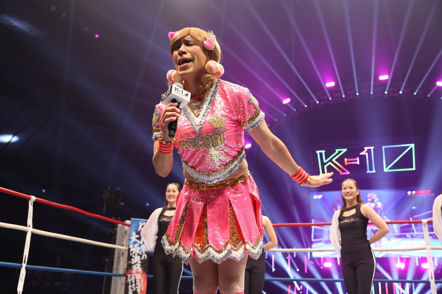 「K-1 WORLD GP 2022 JAPAN～よこはまつり～」に登場したゴリエ。