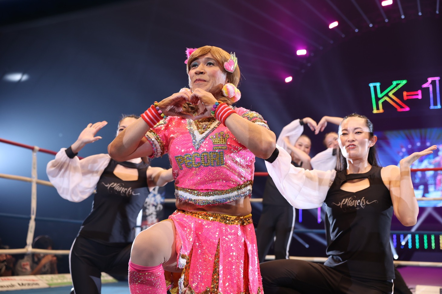 「K-1 WORLD GP 2022 JAPAN～よこはまつり～」に登場したゴリエ。