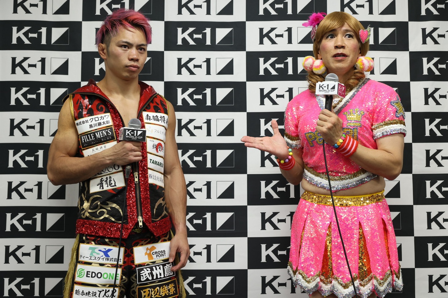 左から不可思、ゴリエ。