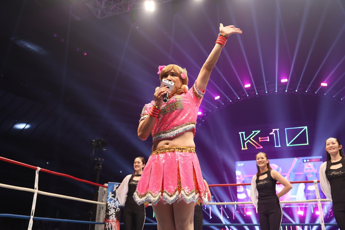 「K-1 WORLD GP 2022 JAPAN～よこはまつり～」に登場したゴリエ。