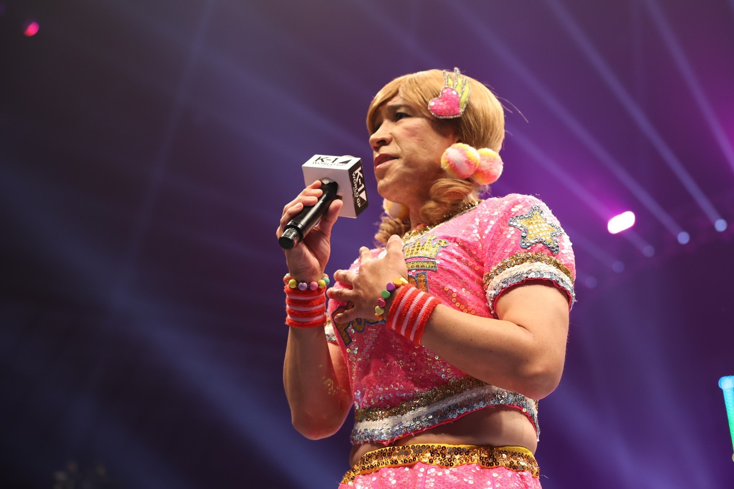 「K-1 WORLD GP 2022 JAPAN～よこはまつり～」に登場したゴリエ。