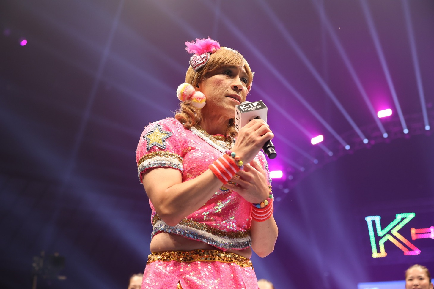 「K-1 WORLD GP 2022 JAPAN～よこはまつり～」に登場したゴリエ。