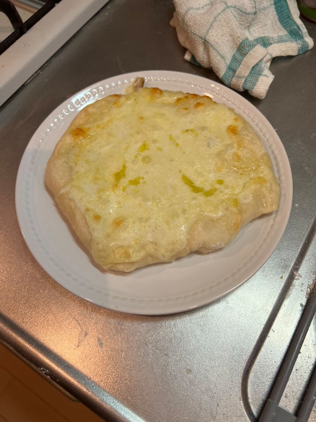 ピザが焼けた！