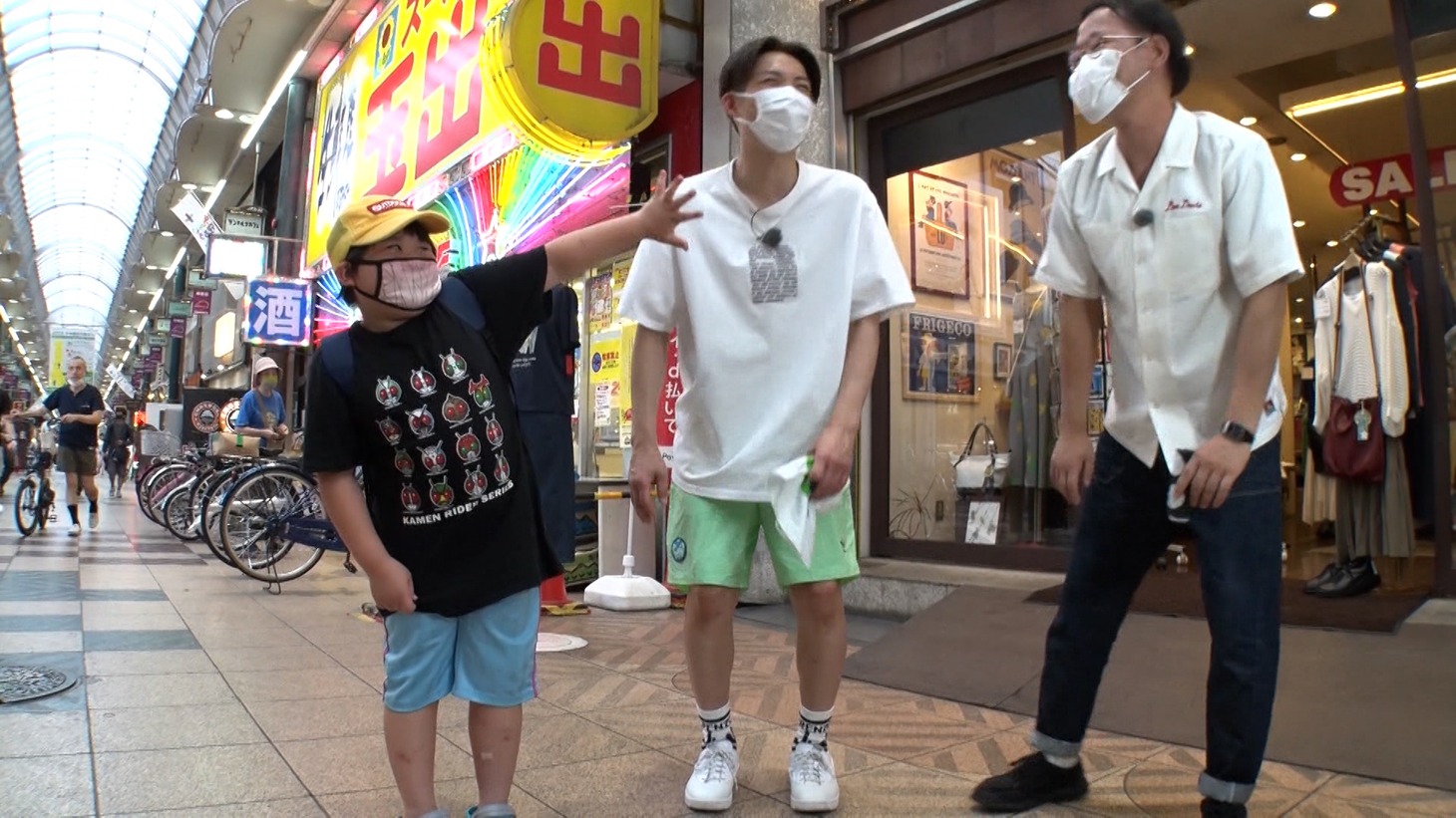アインシュタインのロケのワンシーン。(c)ABCテレビ