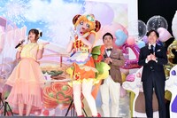 左から、井口裕香、キュアヤムヤム、和牛。