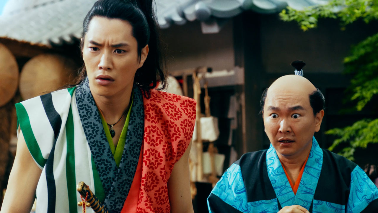 アコムCM「侍ビッグ3」シリーズ「影武者」編より。