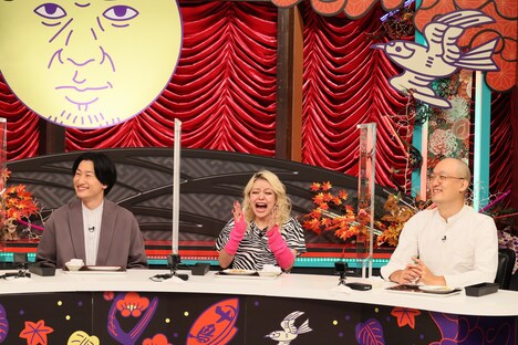 左から、相席スタート山添、エルフ荒川、みなみかわ。(c)テレビ朝日