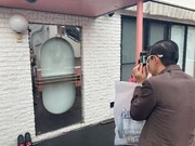 「ジョニ男のぶらぶら昭和。」ロケ中の様子。(c)BS松竹東急