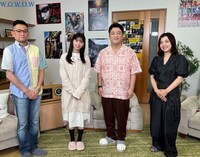 「ハイツＷ 水田信二の半休 ～WOWOWドラママニアの夜をのぞき見!?～」第4回より（左から）よしひろまさみち、西野七瀬、和牛・水田、3時のヒロイン福田。