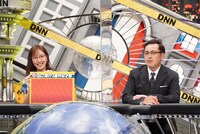 左から、小澤陽子アナ、アリタ哲平。(c)フジテレビ