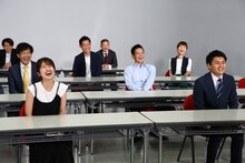 「カンニング竹山＆ぺこぱ＆カンテレアナ総出演！ 社会のために体を張ってご奉仕SP」より。(c)カンテレ