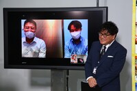 「カンニング竹山＆ぺこぱ＆カンテレアナ総出演！ 社会のために体を張ってご奉仕SP」より。(c)カンテレ