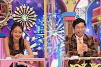 左から、みちょぱ、霜降り明星せいや。(c)テレビ朝日