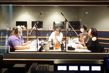 「ダイソーPresents 3時のヒロイン プチプラに恋してる」収録の様子。