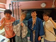 ダウ90000の（左から）園田祥太、道上珠妃、上原佑太、忽那文香。(c)フジテレビ