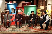 左から、ぺこぱ、佐久間宣行、伊集院光。(c)テレビ朝日