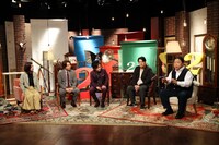 左から、3時のヒロイン福田、ぺこぱ、佐久間宣行、伊集院光。(c)テレビ朝日